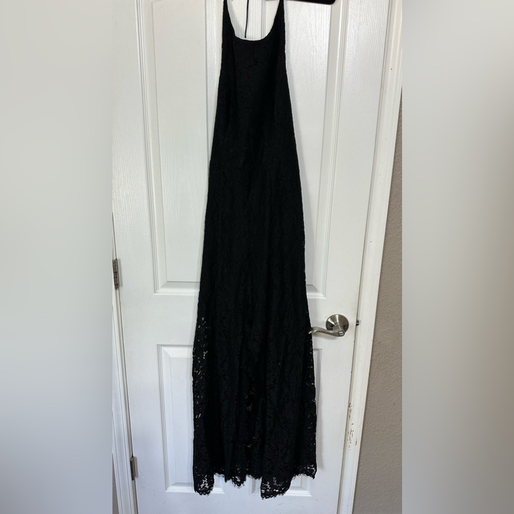 Fame and partners black lace midi